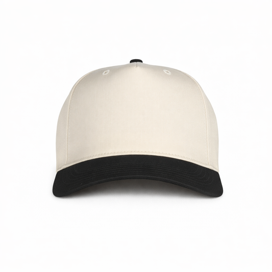 Afton 31-069A Two Tone 5-Panel - Mid Profile Structured Hat