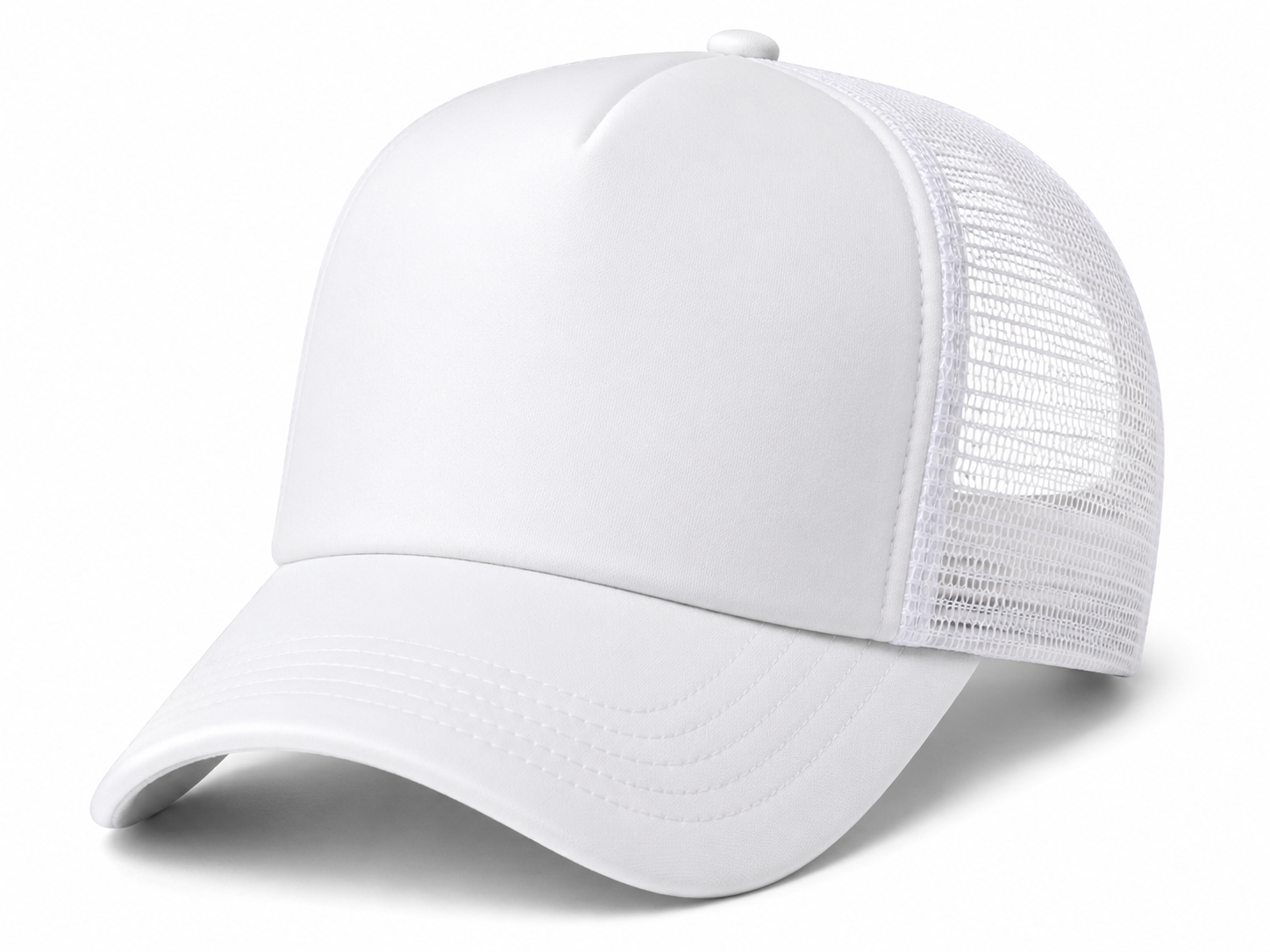 Afton 32Foam 5-Panel Trucker with Polyester Foam Front