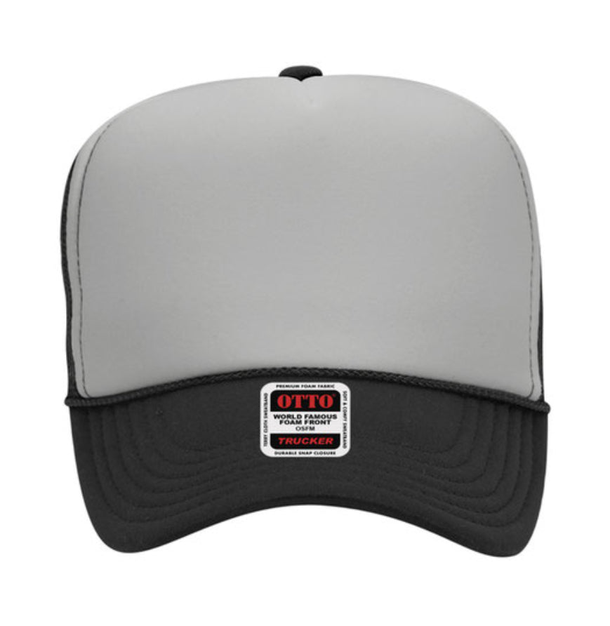 Otto Cap 39-165 5-Panel Foam High Crown Mesh Back Trucker Hat