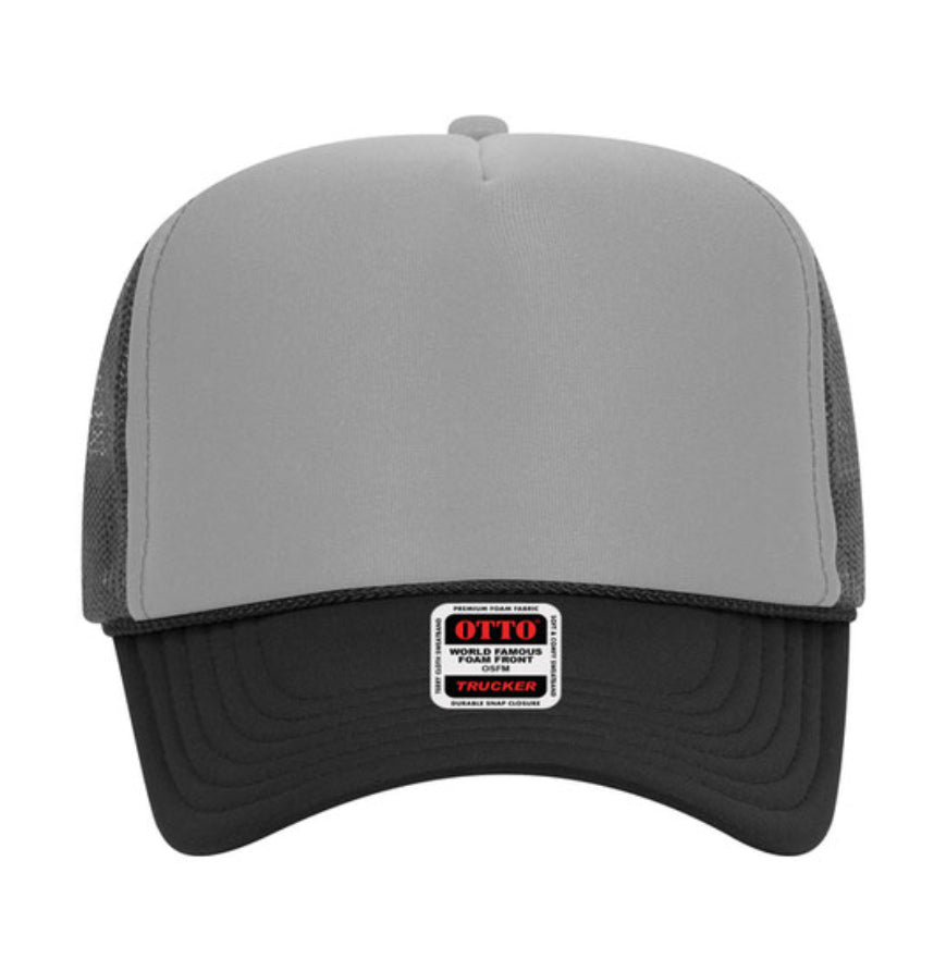 Otto Cap 39-165 5-Panel Foam High Crown Mesh Back Trucker Hat