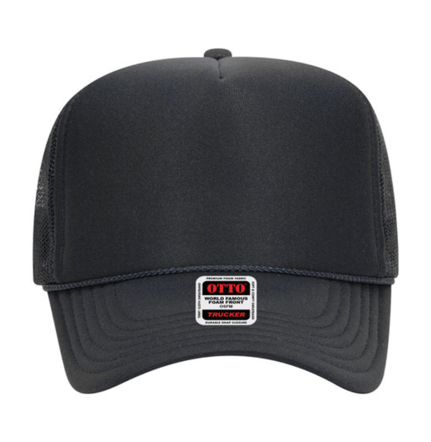 Otto Cap 39-165 5-Panel Foam High Crown Mesh Back Trucker Hat