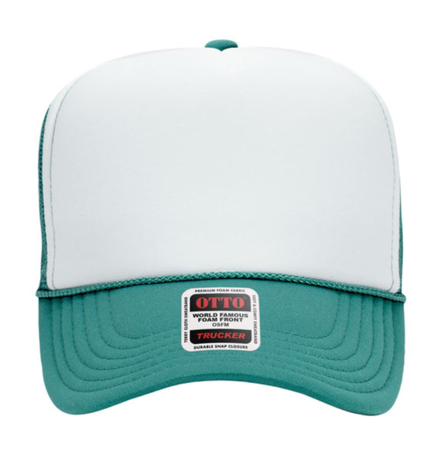 Otto Cap 39-165 5-Panel Foam High Crown Mesh Back Trucker Hat