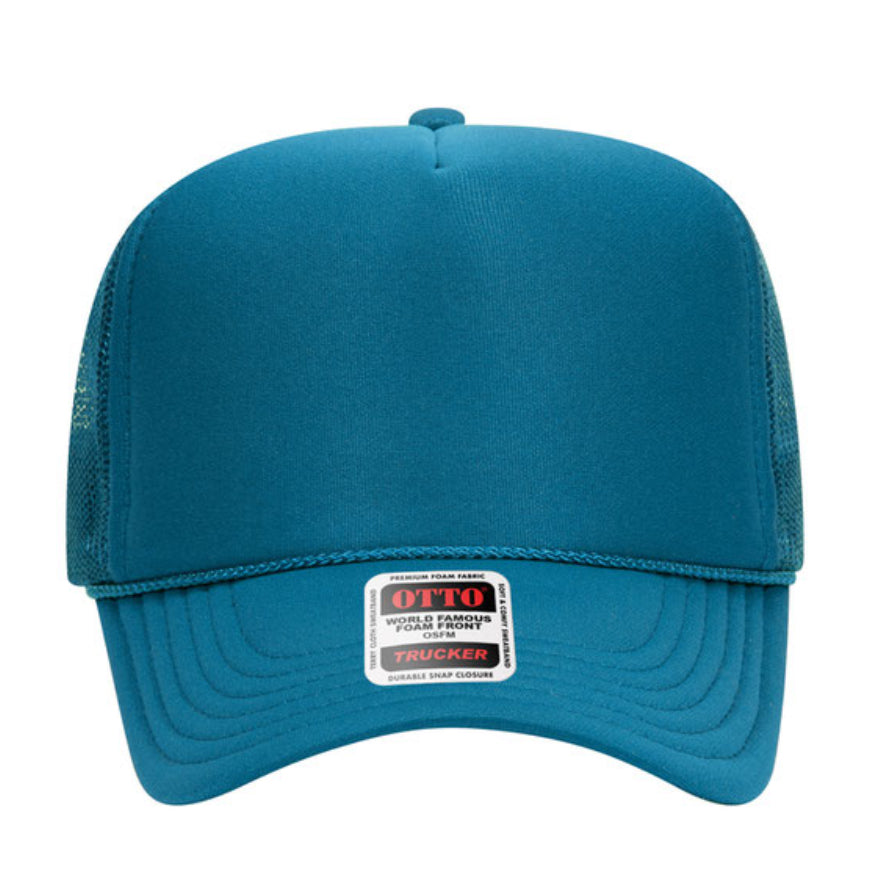 Otto Cap 39-165 5-Panel Foam High Crown Mesh Back Trucker Hat