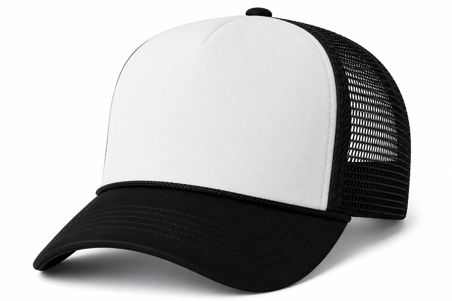 Afton 39FoamRope 5-Panel High Crown Mesh Back Trucker Hat